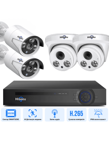 Готовый комплект IP видеонаблюдения...