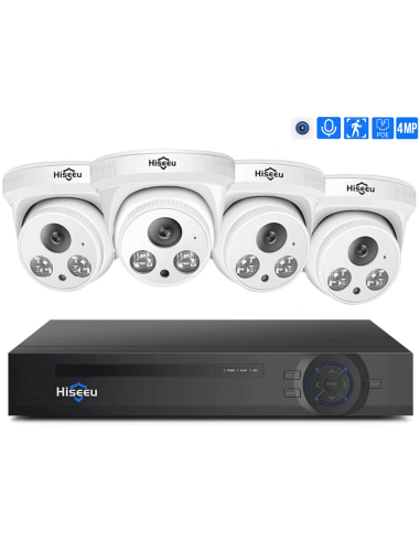 Hiseeu Комплект IP вiдеоспостереження...