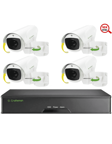 6MP POE Комплект видеонаблюдения на 4...