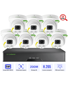 6MP POE Комплект...