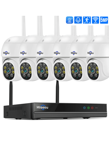 Wi-Fi Комплект видеонаблюдения на 6...