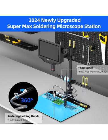 Цифровой микроскоп Andonstar AD409 MAX-ES 300X с эндоскопом и