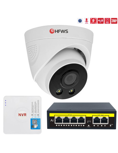 Комплект IP видеонаблюдения 1...