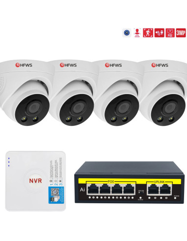 Комплект IP відеоспостереження 4...