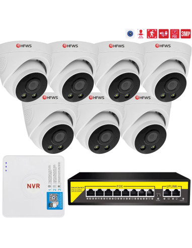 Комплект IP відеоспостереження 7...