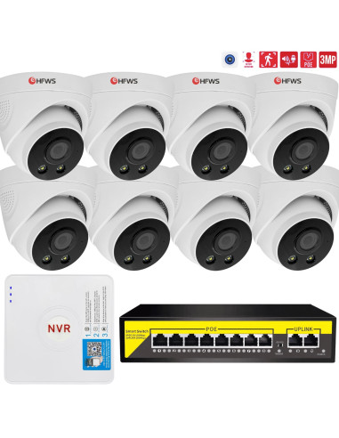 Комплект IP відеоспостереження 8...